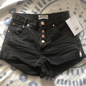 ONE TEASPOON high waisted denim shorts